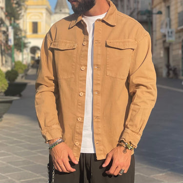 Giacca di jeans beige 3.0 - FLAG STORE